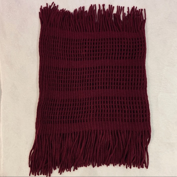 nordstrom bp fringe trim infinity scarf - Picture 2 of 3